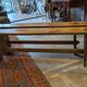 Pair of chestnut benches