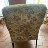 Chic bohemian floral armchair