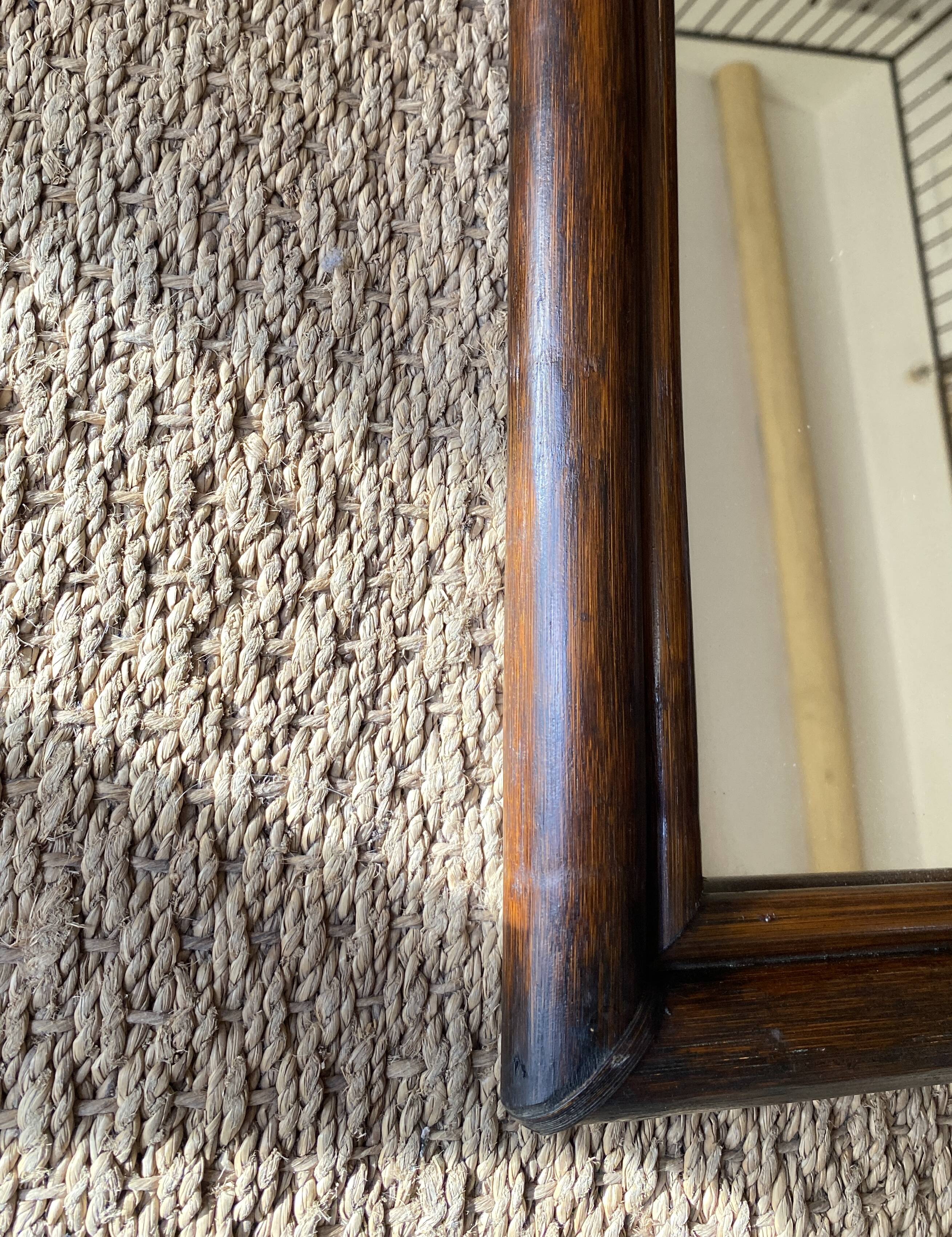 Wooden mirror 37x60 cm, 80s