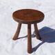Old rustic milking stool