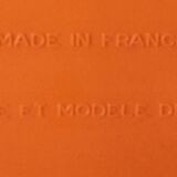 Gilac coffee table orange worked model n°1853