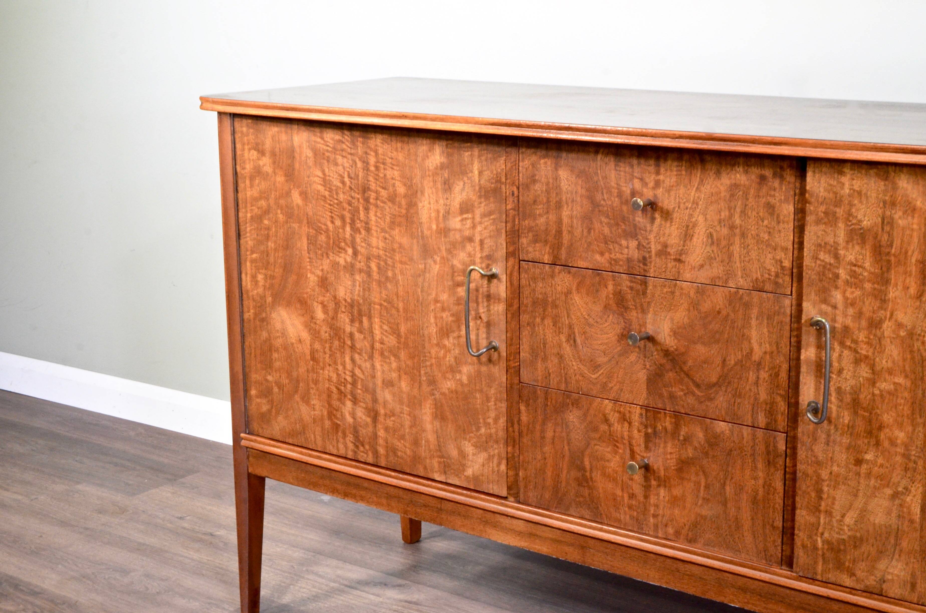 Mid-Century Vanson for Heal Teak and Rosewood Sideboard, Vintage