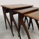 Vintage Italian design nesting tables mimiset 1950