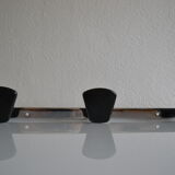 Wall coat rack with 3 hooks vintage 60's