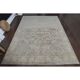 1970s Vintage Persian Handmade Wool Cotton Beige Area Rug 285x370