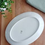 Oval ironstone platter from Saint Amand and Hamage, Medallion