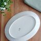 Oval ironstone platter from Saint Amand and Hamage, Medallion
