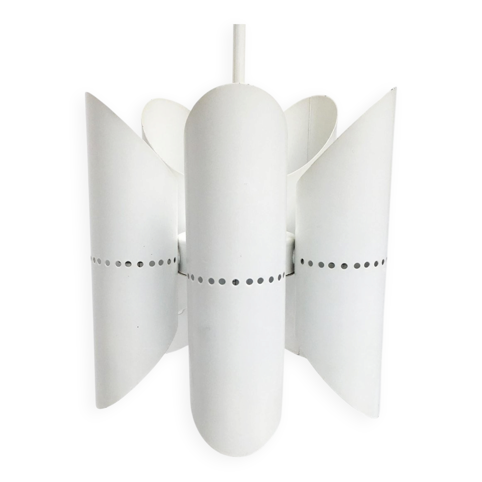 Minimalist German suspension from the mid-century space age, 1960s.