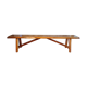 Brutalist elm farm bench