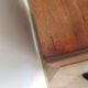 Art Deco chest of drawers in dark wood with 3 drawers, 1950s