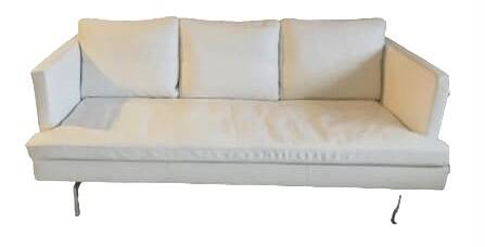 White leather sofa model Stricto Sensu by Didier Gomez for Ligne Roset