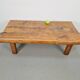 Mid-Century Brutalist Coffee Table in Oak, Spain, 1960s