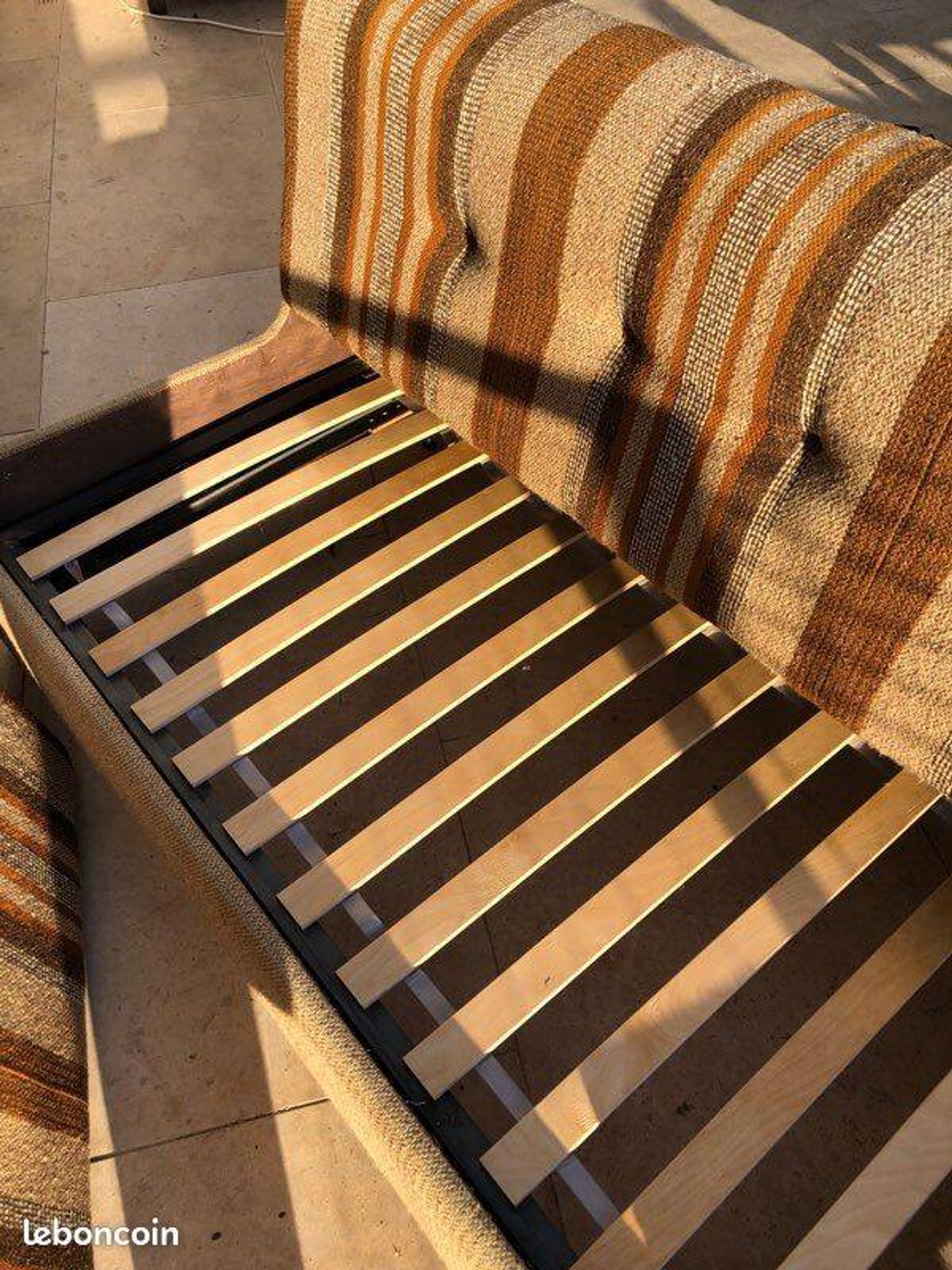 Striped Tweed Sofa