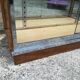 Chrome and wood metal showcase