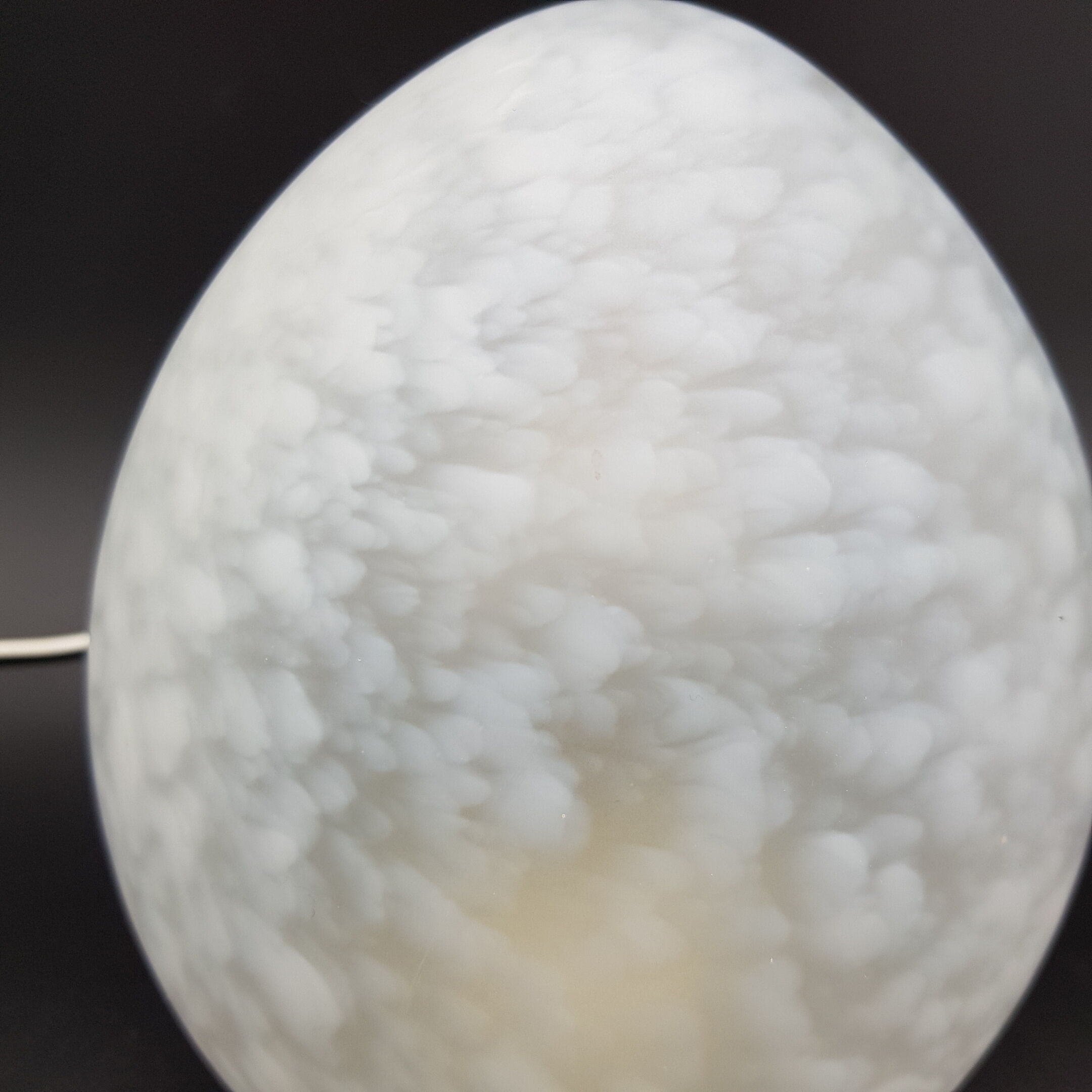 Egg lamp in blown glass Vianne France