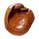Large vintage nut bowl or empty pocket in teak wood, Italy, 1960s-70s