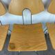6 Mikado chairs 1800, stackable, design by Walter Leeman for Kusck&co.