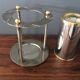 Wine or champagne cooler with door glasses