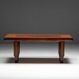 Art Deco parquetry dining table, France, 1930s