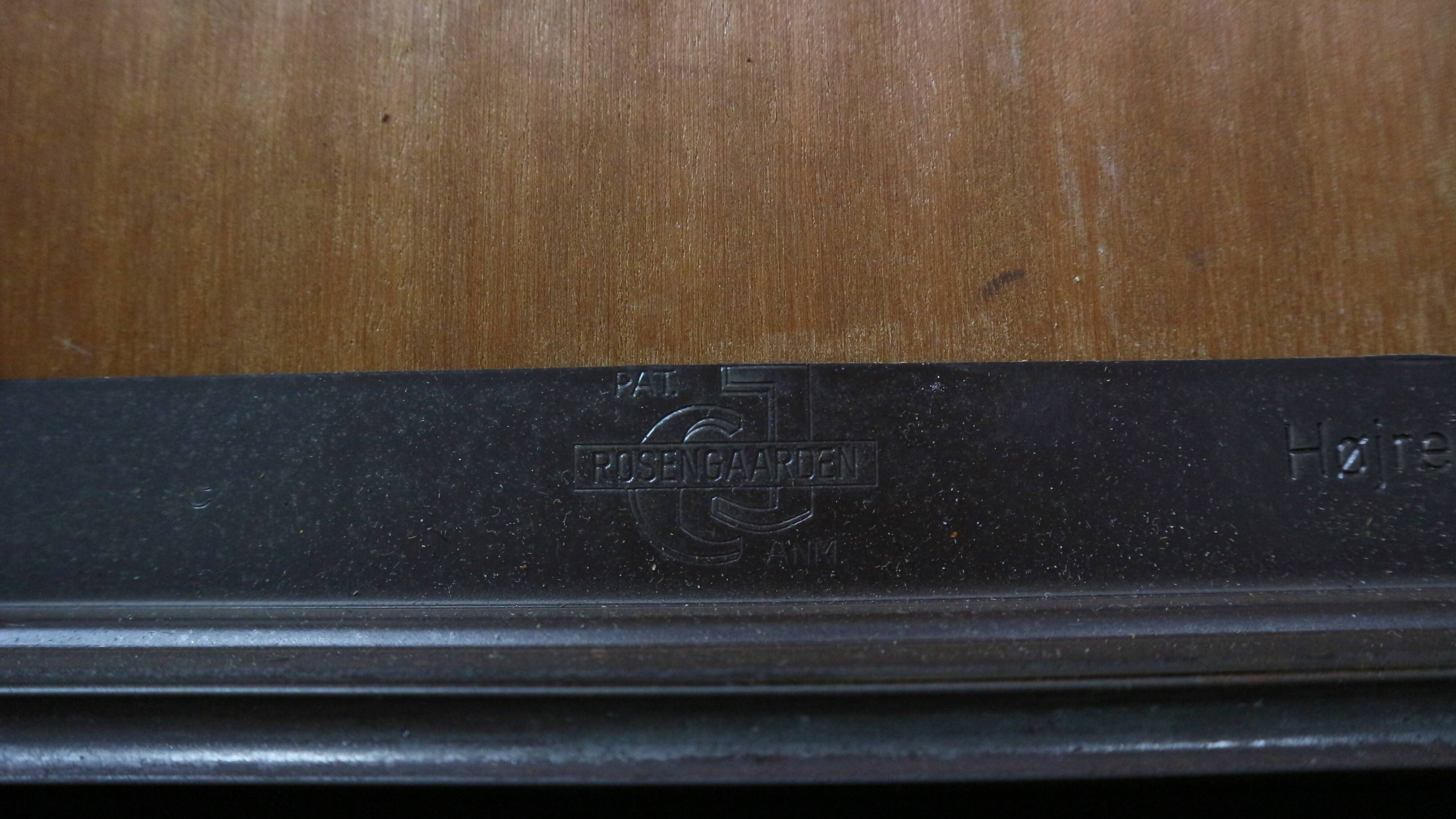 Danish Oak Round Extendable Dining Table By Rosengaarden 1960 Denmark