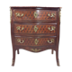 Commode en marqueterie de cubes d'époque Napoléon III