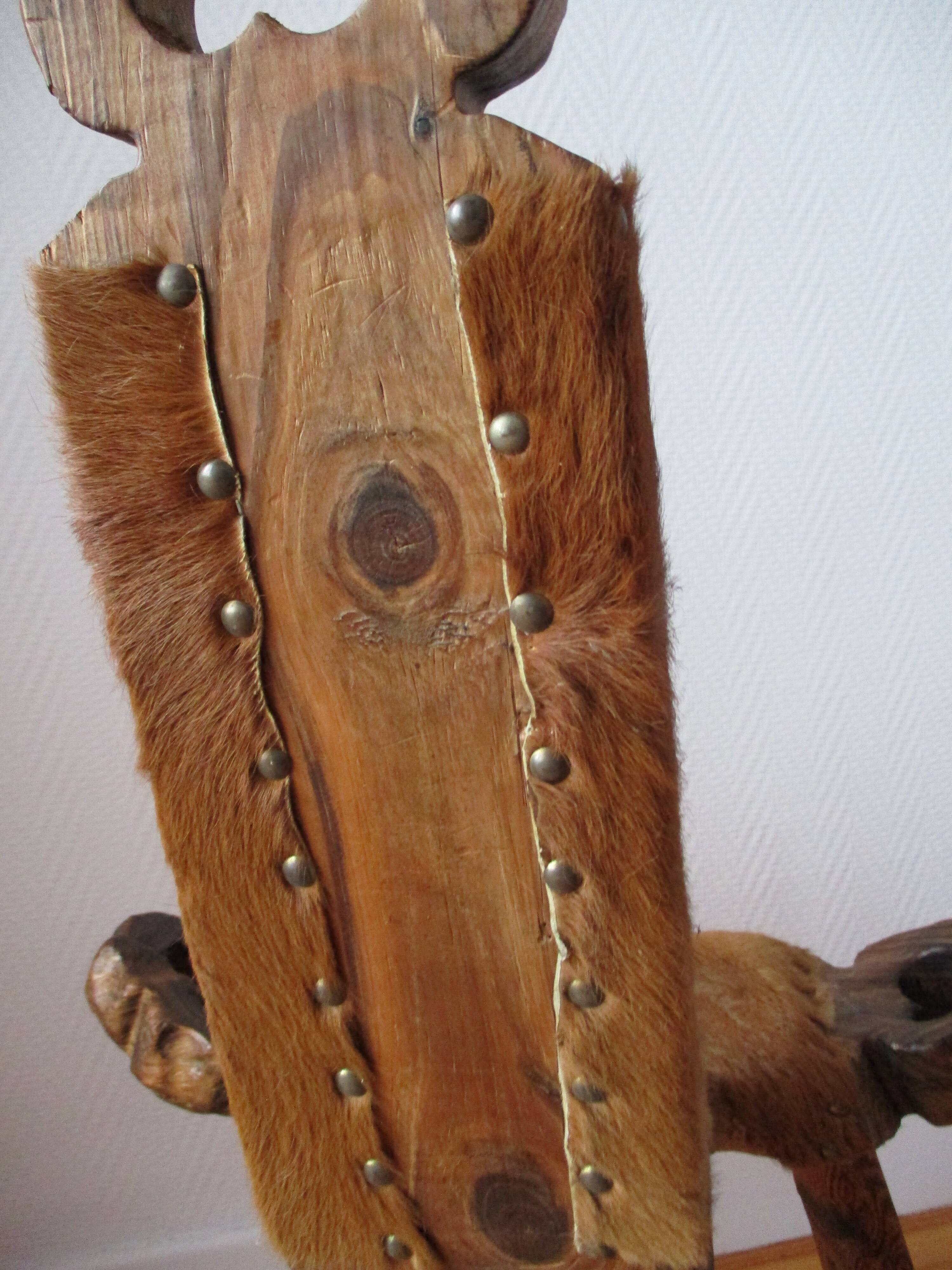 Brutalist tripod stools