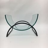 Italian magazine rack, 1980's, Gallotti & Radice