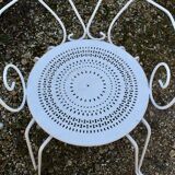 Suite of 4 garden chairs