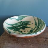 Glazed terracotta fruit bowl strainer