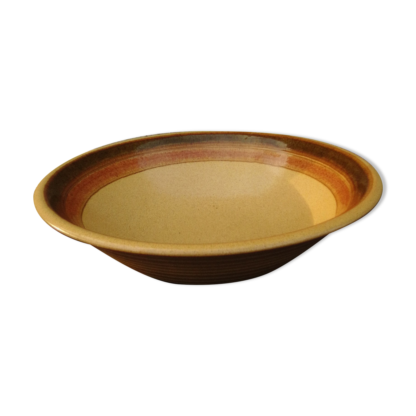 Hollow round flat sandstone Esso diam 23 cm