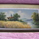 Peinture sur toile signé bergoux