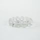 Glass candle holder, Danish design, 1970s, made in