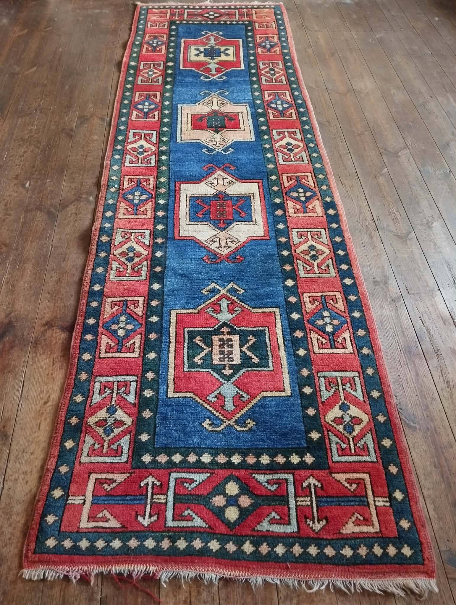 Handmade hallway carpet Konya 268x79cm