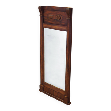 Miroir dans un cadre en bois, design danois, années 1970, production : Danemark