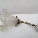 Gooseneck wall light with tulip