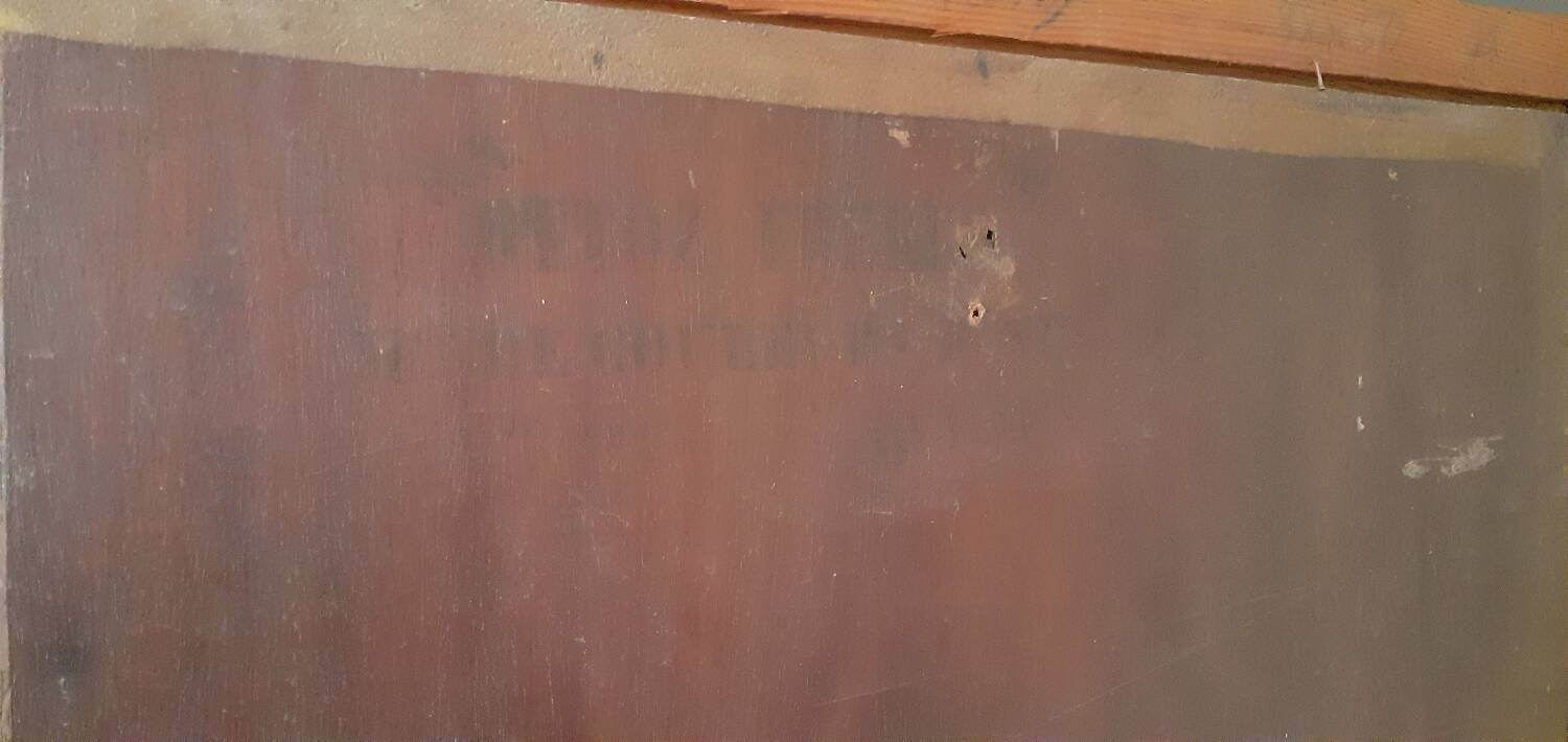 Oil on orientalist panel mid-19th century