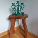 Vallauris Art Deco barbotine candlestick