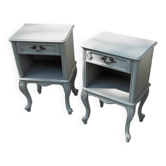 Pair of L.XV style bedside tables