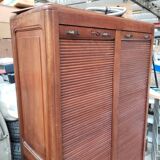 Art Deco period double curtain filing cabinet
