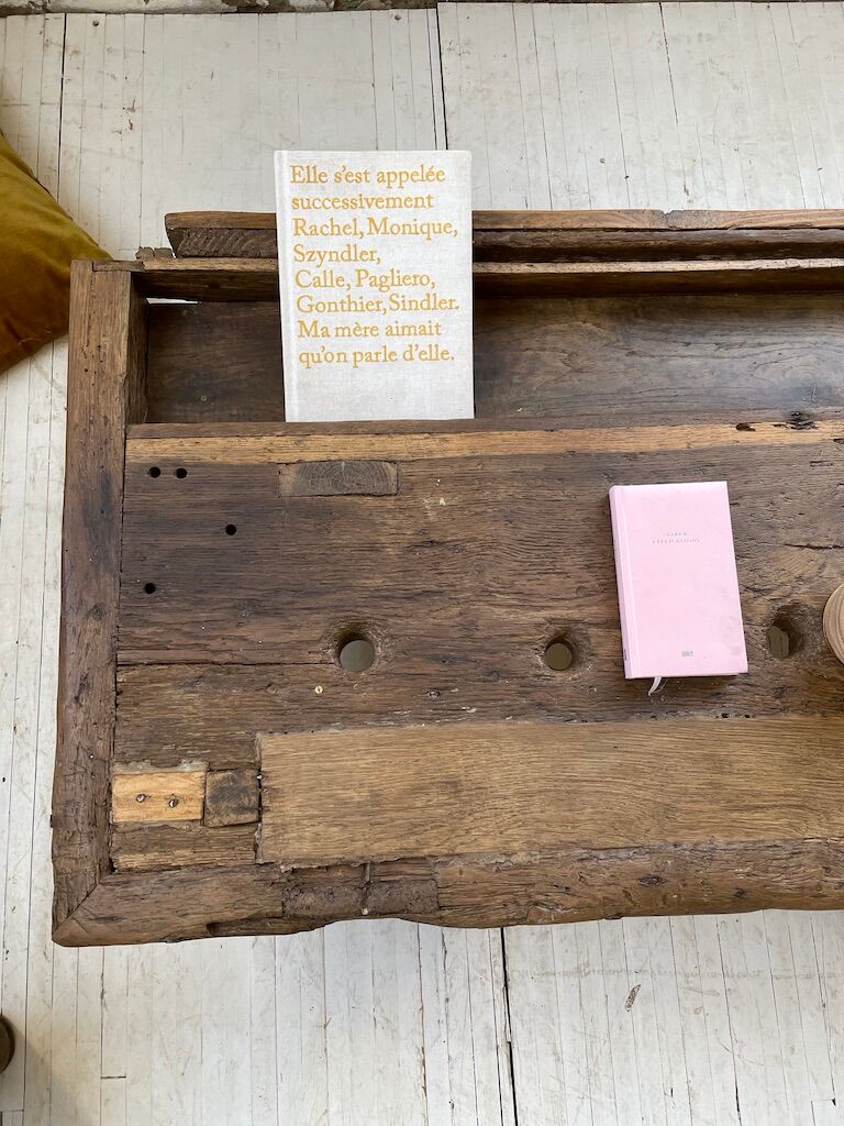 Brutally artisanal oak coffee table