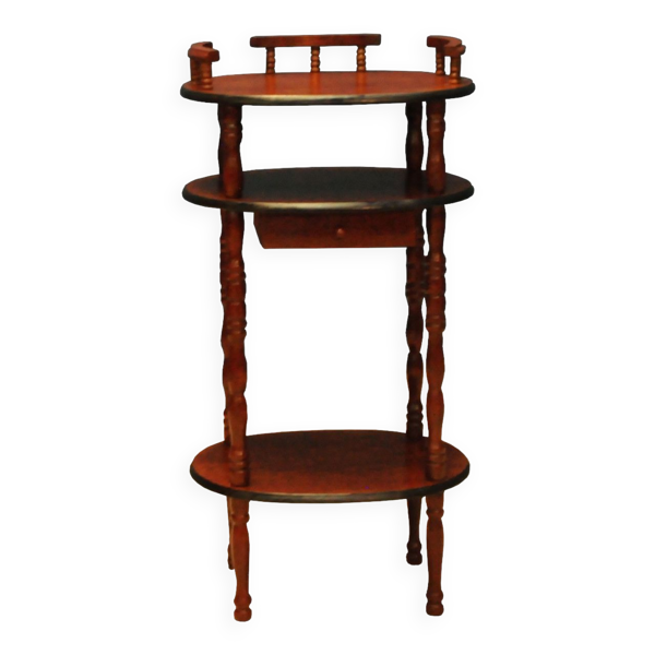 Mahogany table with a drawer
