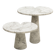 Original Angelo Mangiarotti Italian "Eros" Carrara Marble Side Tables