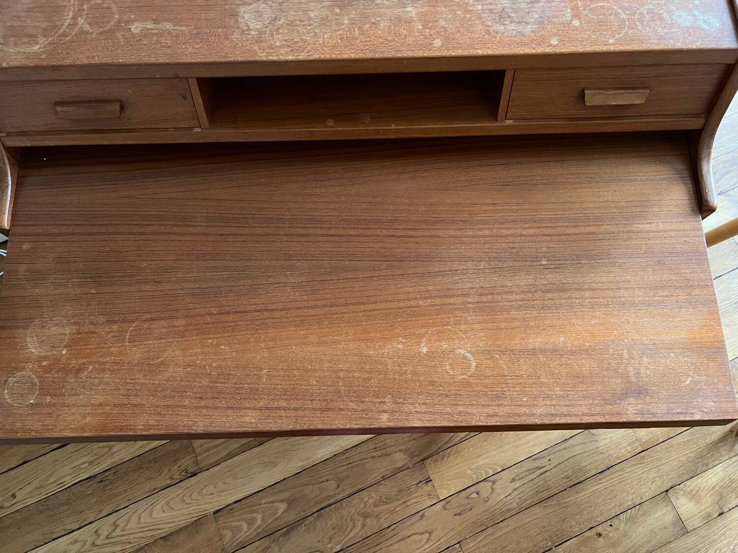 Bureau secrétaire vintage par Arne Wahl Iversen, Danemark