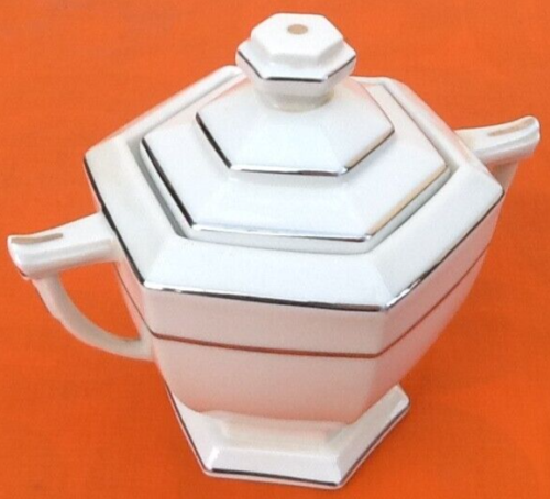 Art deco 1925 sugar box Limoges chapus and sons france