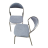 Paires de chaises empilables "Souvignet Plichaise"