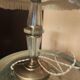 Table lamp in Hollywood Regency boudoir style from the 1950s.