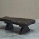 Sculptural coffee table in solid wood with natural edges, Europe, 1960s.