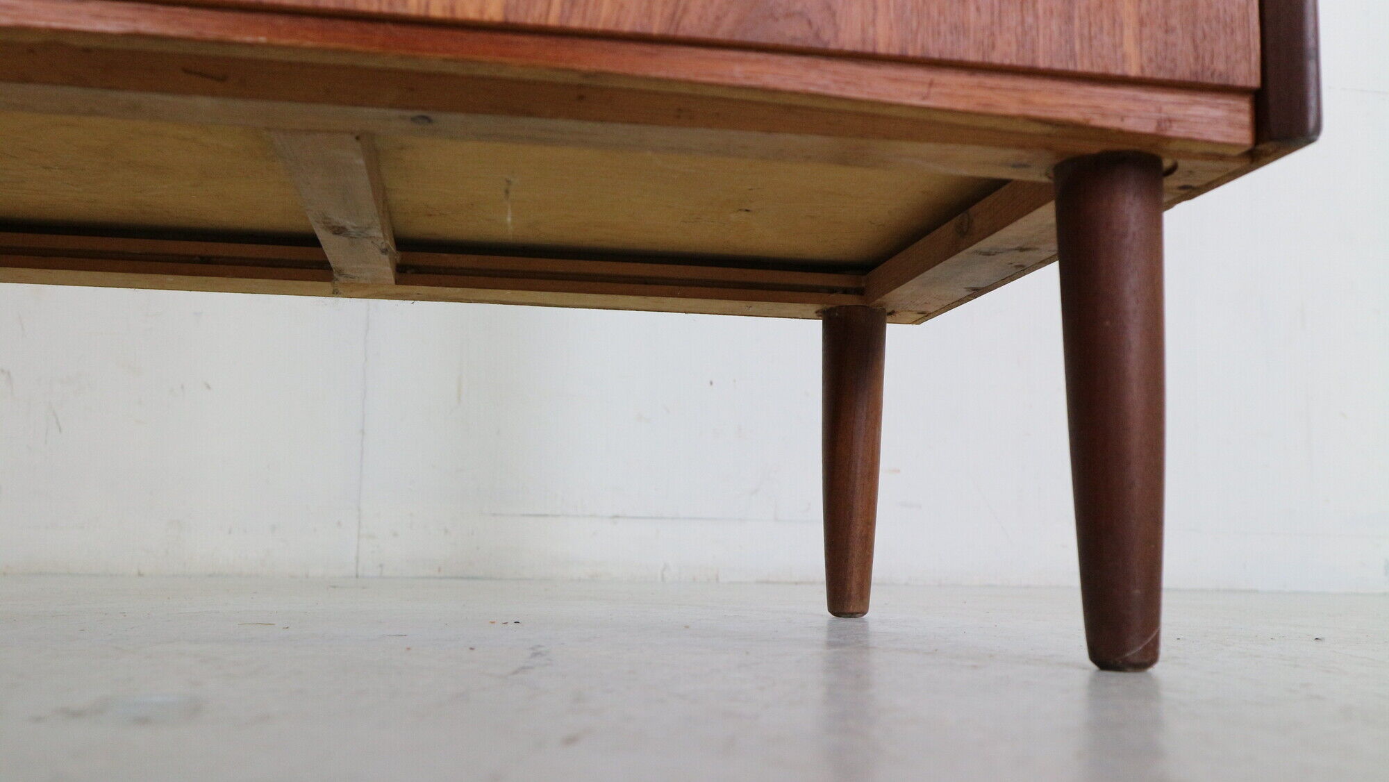 Mid-Century Modern Danish Chest of Six Drawers, Tallboy in Teak, Denmark, 1960s