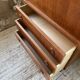 Modernist teak secretary desk, 1950s