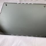 Thick engraved bevelled mirror 39cm X 30cm